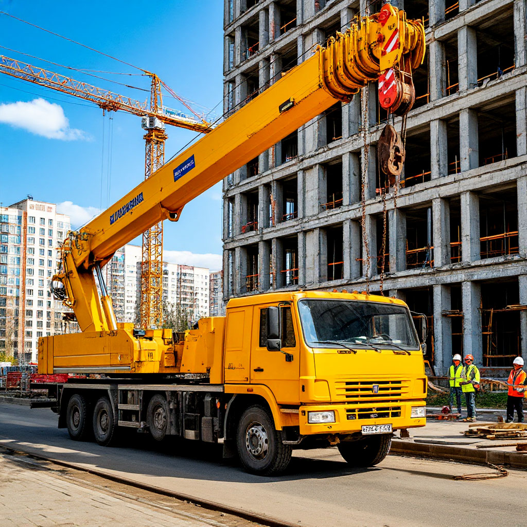 Как выбрать автокран для стройки и ремонта: когда нужны 70 и 90 тонн